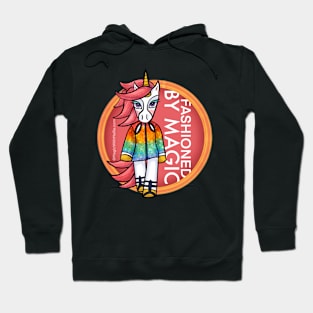 FASHIONed by Magic #2 Fashion Unicorn - Original Illustration Hoodie